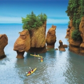 Natural wonder — Hopewell Rocks in the Bay of Fundy