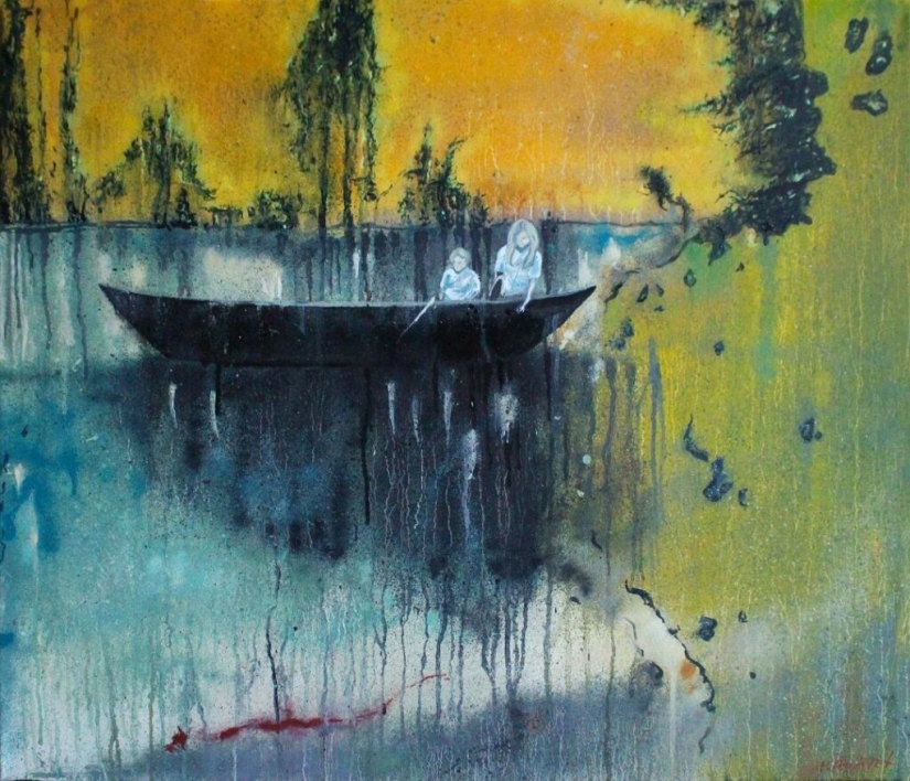 Neringa Krizhute es una artista lituana que es apreciada no solo por sus pinturas