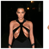 Nervios descubiertos: una mujer caminó por las calles de Londres con un vestido como Kim Kardashian