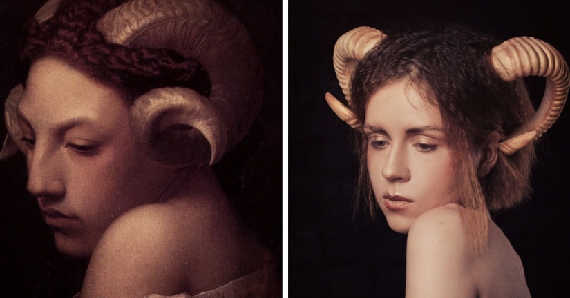 Netizens recreate paintings without brushes and paints, showing their view of the masterpieces of the past