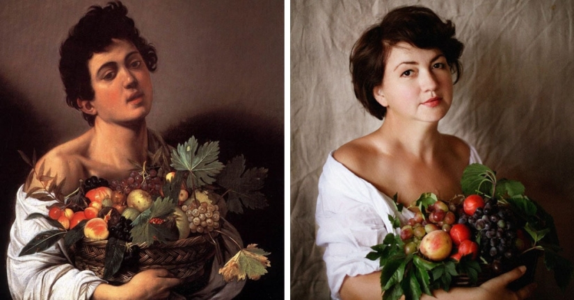 Netizens recreate paintings without brushes and paints, showing their view of the masterpieces of the past