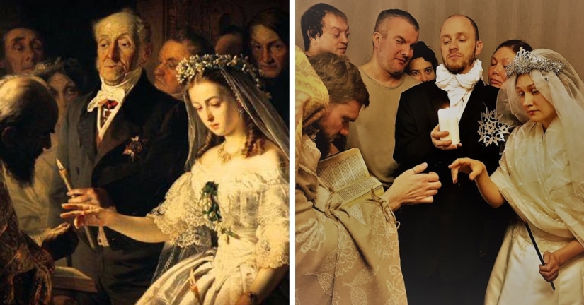 Netizens recreate paintings without brushes and paints, showing their view of the masterpieces of the past