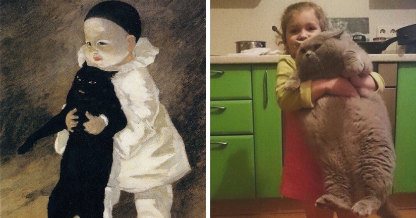 Netizens recreate paintings without brushes and paints, showing their view of the masterpieces of the past