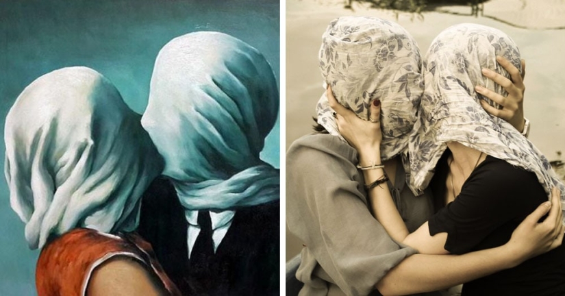 Netizens recreate paintings without brushes and paints, showing their view of the masterpieces of the past