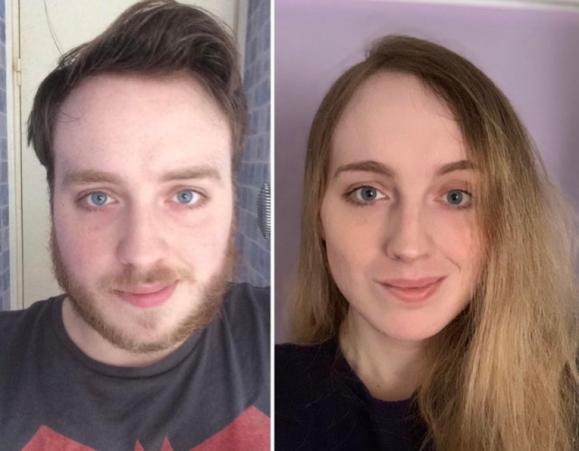 New people: 22 photos of transgender people before and after sex change