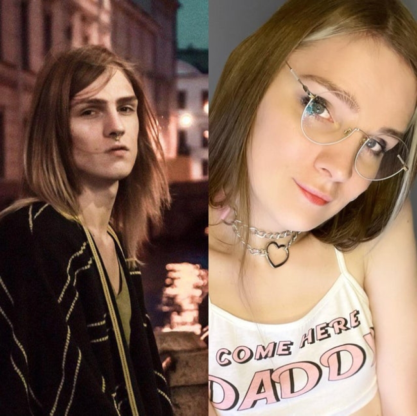 Дай трансгендеров. Трансгендеры подростки до и после. Смена пола. Смена пола до и после.