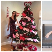 New Year — all year round! An American woman dresses up a Christmas tree for every holiday