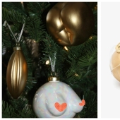 New Year with a peppercorn: the designer created Christmas balls in the form of female charms