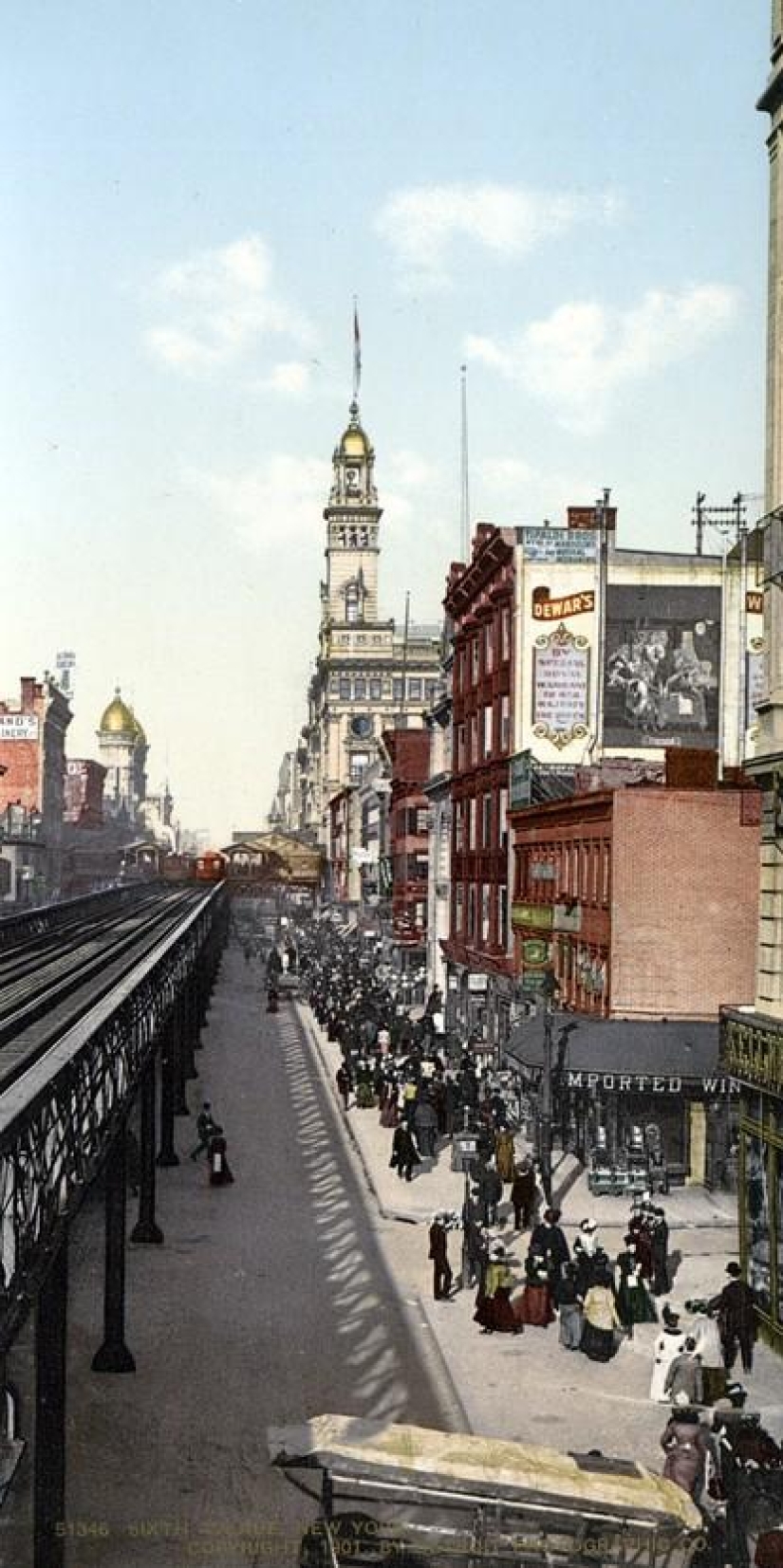 New York 1900 in color