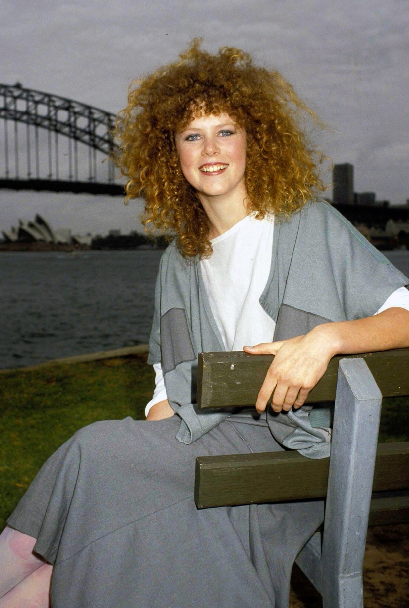 Nicole Kidman en diciembre de 1983