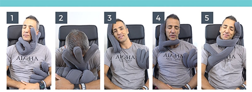 No hay muchas manos: un médico canadiense ha ideado una almohada para dormir saludablemente en el avión