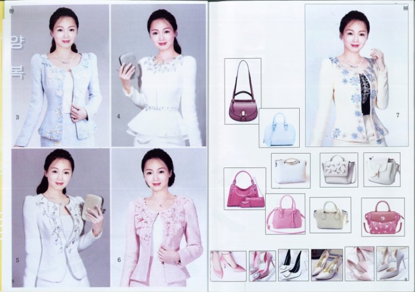 No puedes prohibir ser bella: páginas de una revista de moda de Corea del Norte