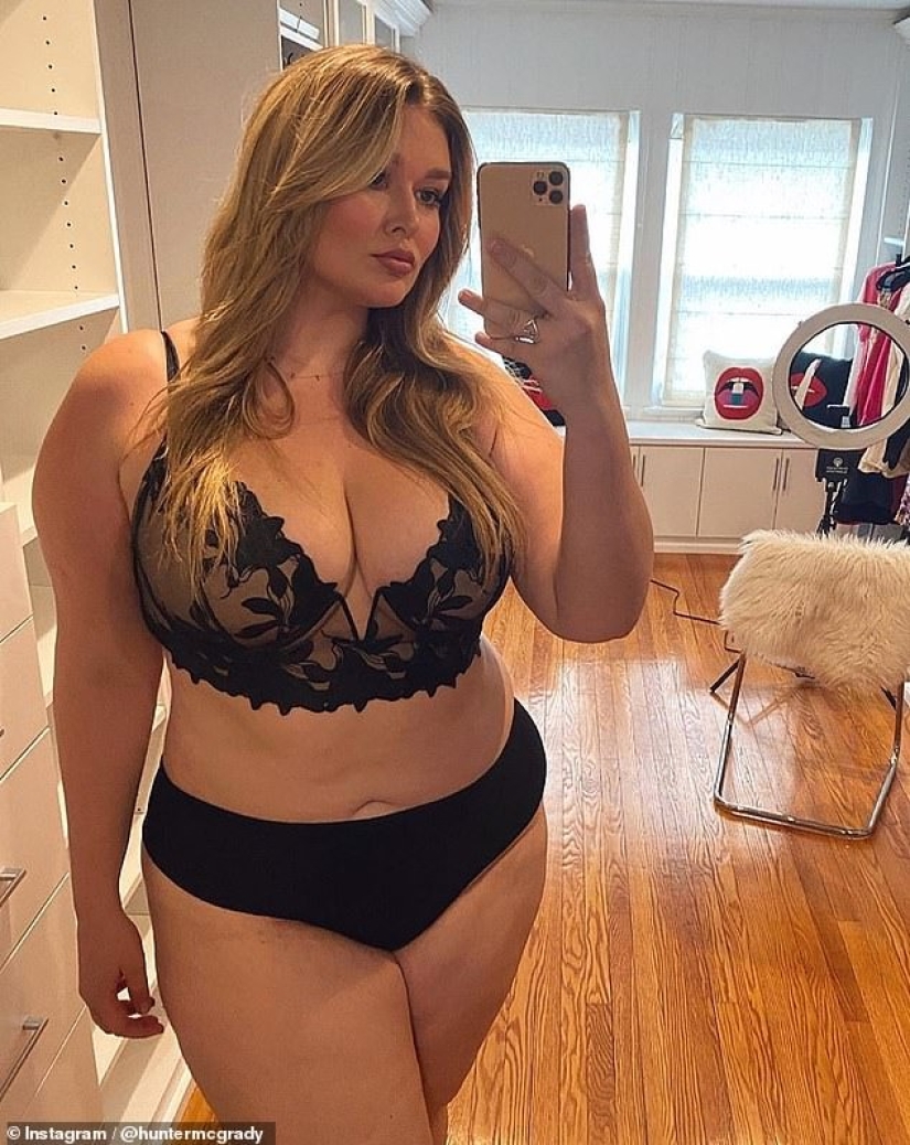 Non-standard beauty: a well-known plus-size model could not pass auditions until she got fat