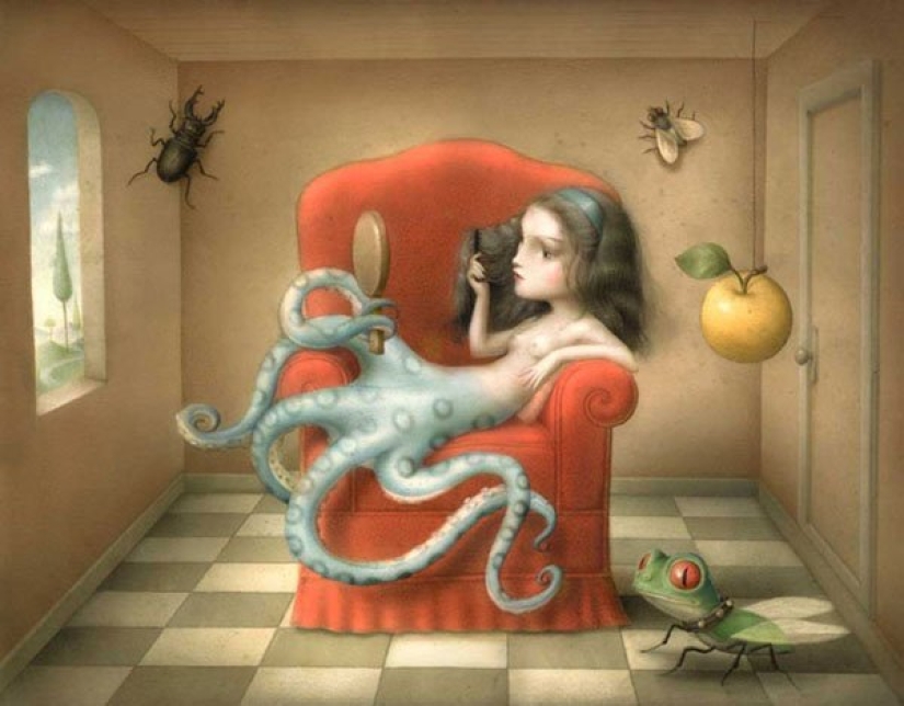 Non—childish fairy tales by Nicoletta Ceccoli - masters of disturbing illustrations