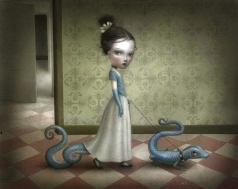 Non—childish fairy tales by Nicoletta Ceccoli - masters of disturbing illustrations