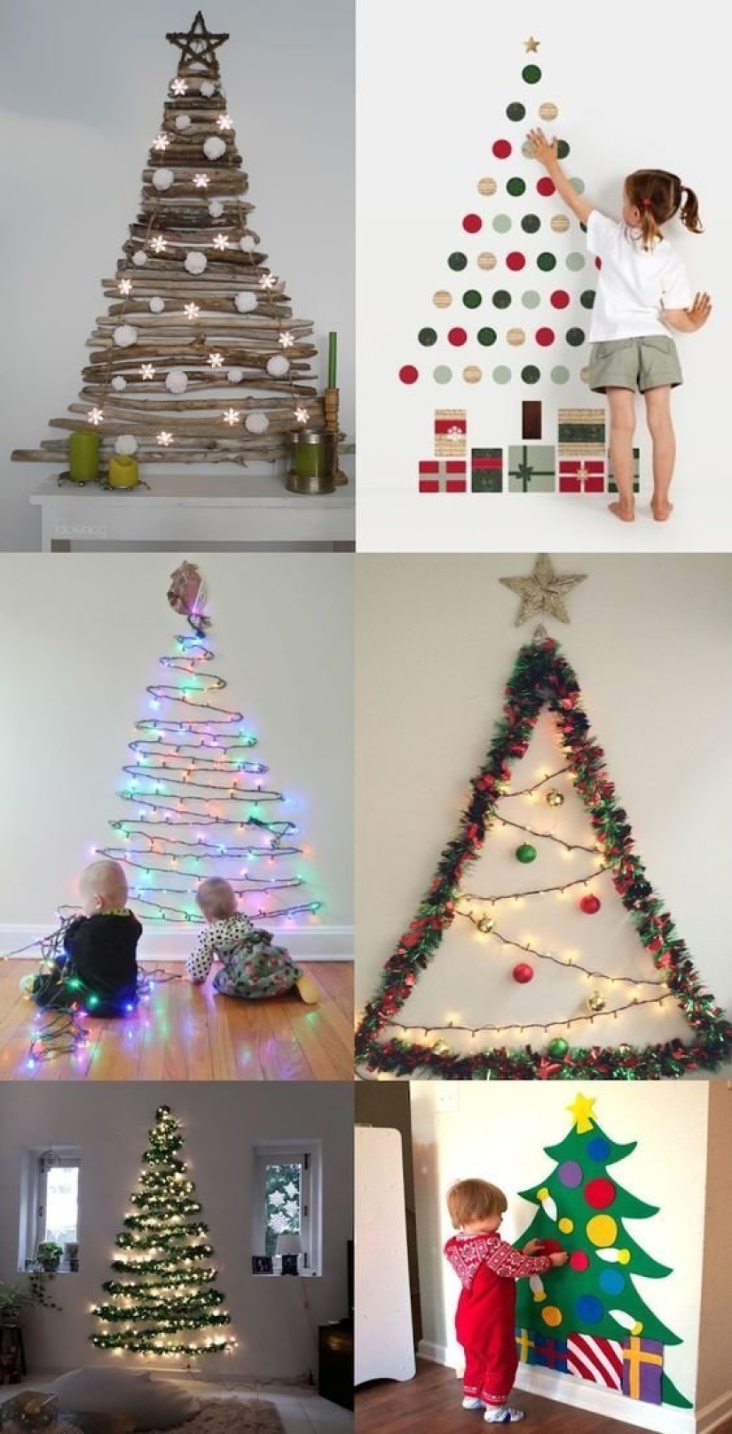 Nuestras manos no son para el aburrimiento: cómo hacer un árbol de Navidad
