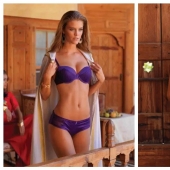 Oh, Nina, Nina! Impresionante danés modelo Nina Agdal en lencería