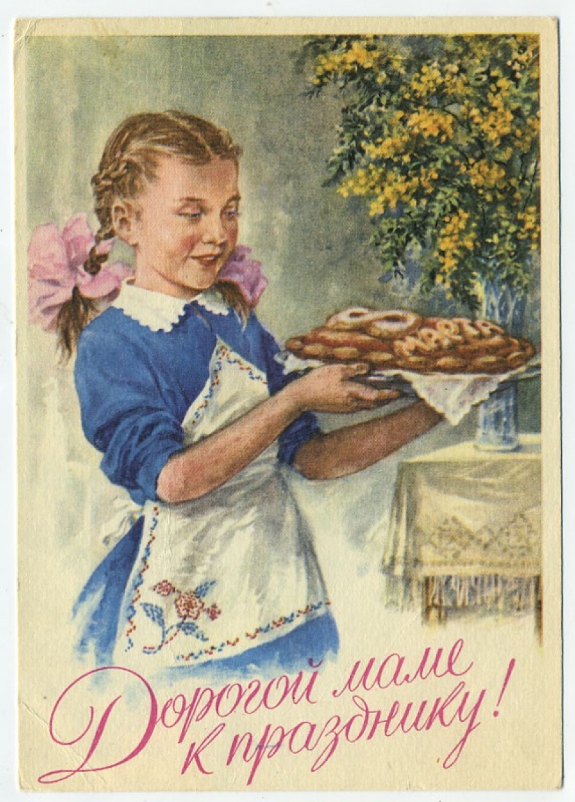 Old postcards for March 8