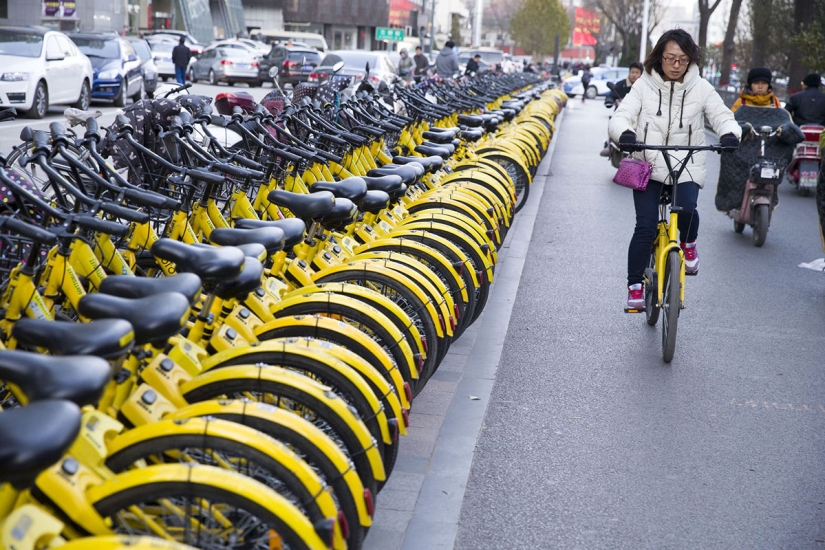 "¡Olla, no cocines!": cómo las bicicletas de alquiler inundaron China
