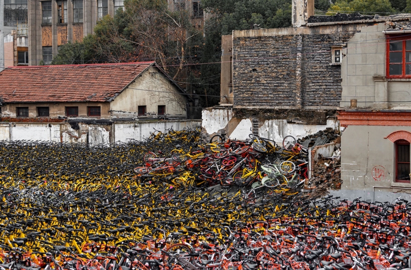 "¡Olla, no cocines!": cómo las bicicletas de alquiler inundaron China