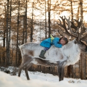 One day in the life of a Mongolian family of reindeer herders