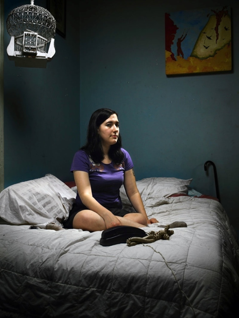 Operators of the "phone sex" service reveal the secret fantasies of their clients in Phil Toledano's photo project