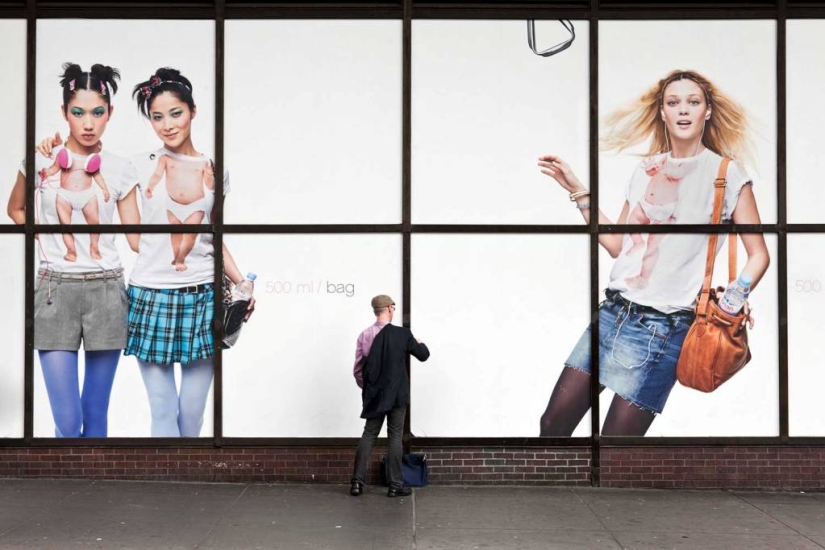 Ordinary people in the world of advertising luxury