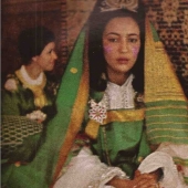Oriental belleza de la Princesa Lalla nuzha de Marruecos y su inusual boda maquillaje