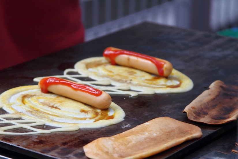 Original hot dogs from all over the world