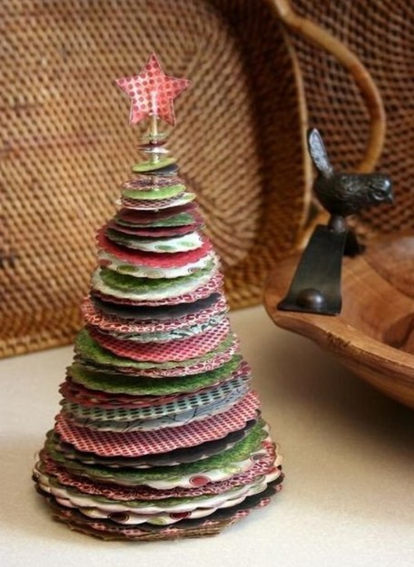 Our hands are not for boredom: how to make a Christmas tree