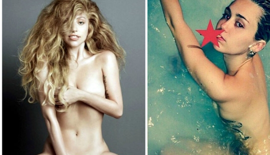 Painted to shine: "naked" photos of stars on Instagram that millions liked