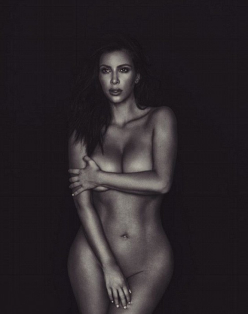 Painted to shine: "naked" photos of stars on Instagram that millions liked