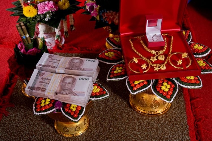 Para "caro-rico": la agencia de eventos tailandesa alquila una dote para una boda
