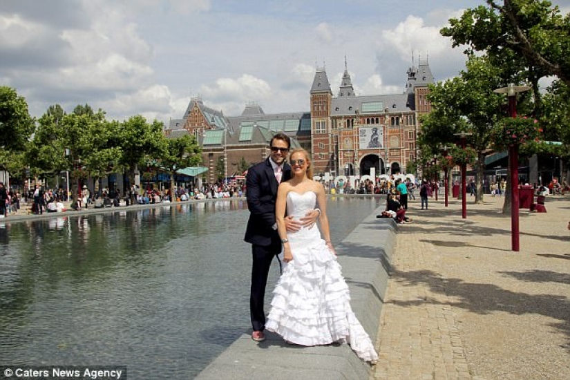 Pareja británica perdió sus fotos de boda, pero incluso se alegró de ello