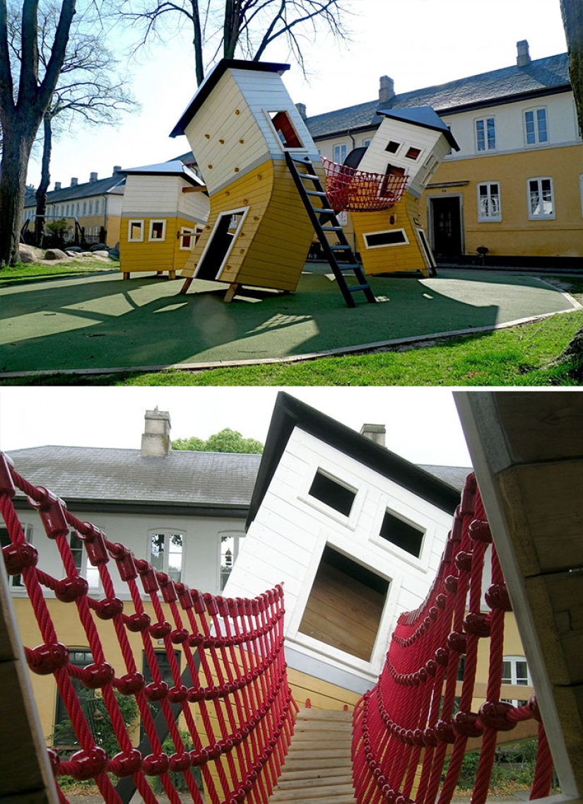 Parques infantiles de una empresa danesa a los que ni los adultos se resisten