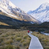 País de las maravillas de invierno en Nueva Zelanda