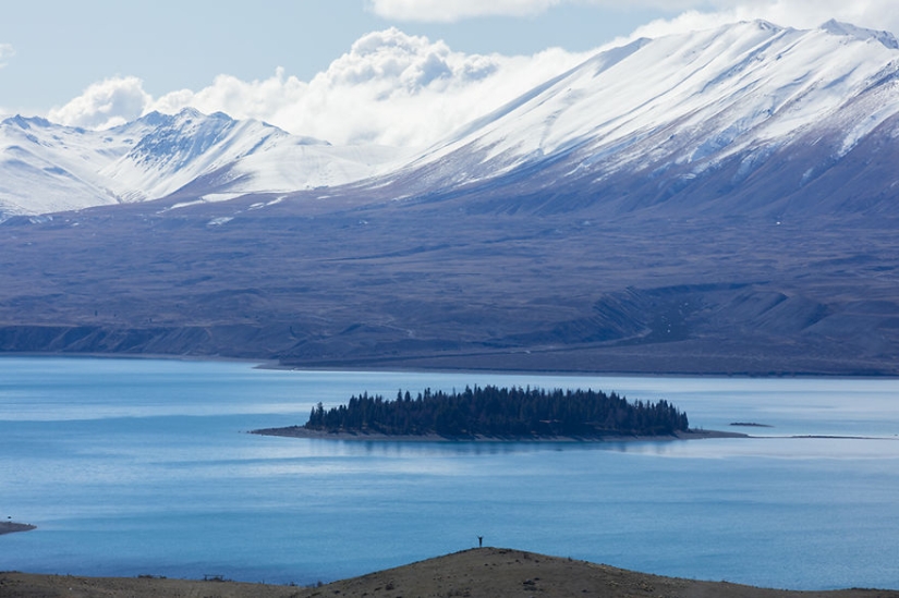 País de las maravillas de invierno en Nueva Zelanda