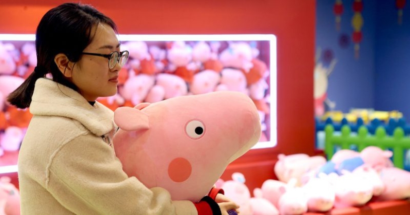 Peppa pig was sold and it turned out to be more expensive than Aeroflot
