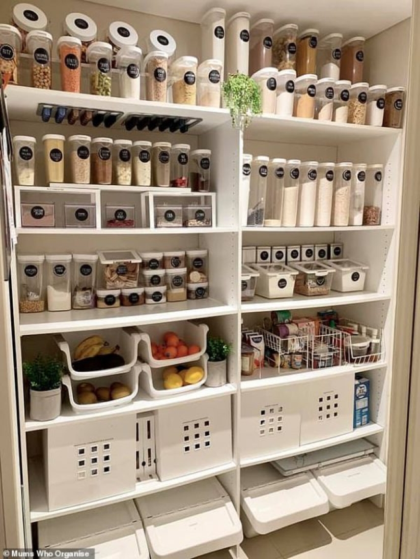 Perfect order: perfectionist moms demonstrate how they organized the space in their homes