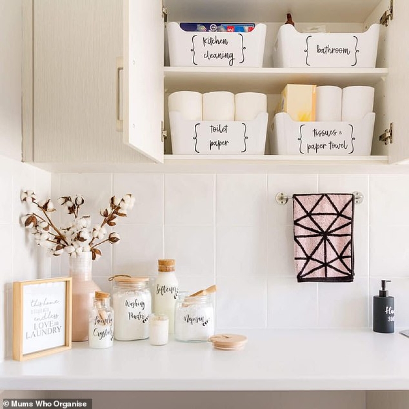 Perfect order: perfectionist moms demonstrate how they organized the space in their homes