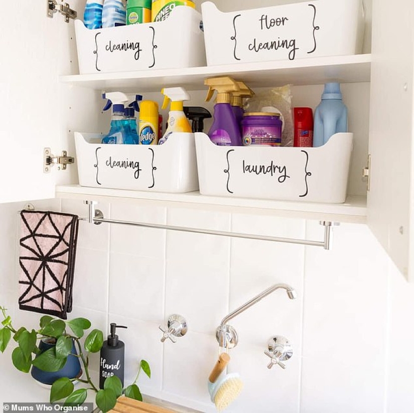 Perfect order: perfectionist moms demonstrate how they organized the space in their homes