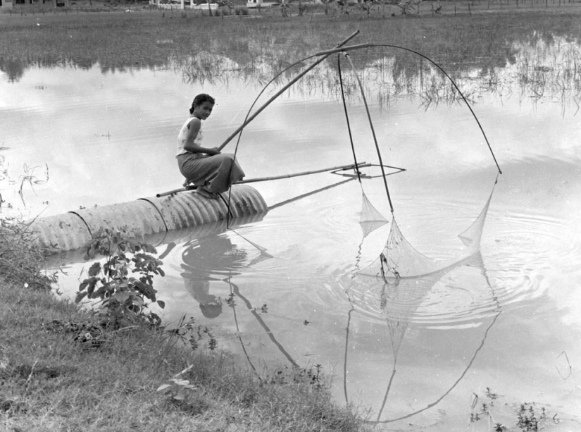 Pescadoras en fotos antiguas