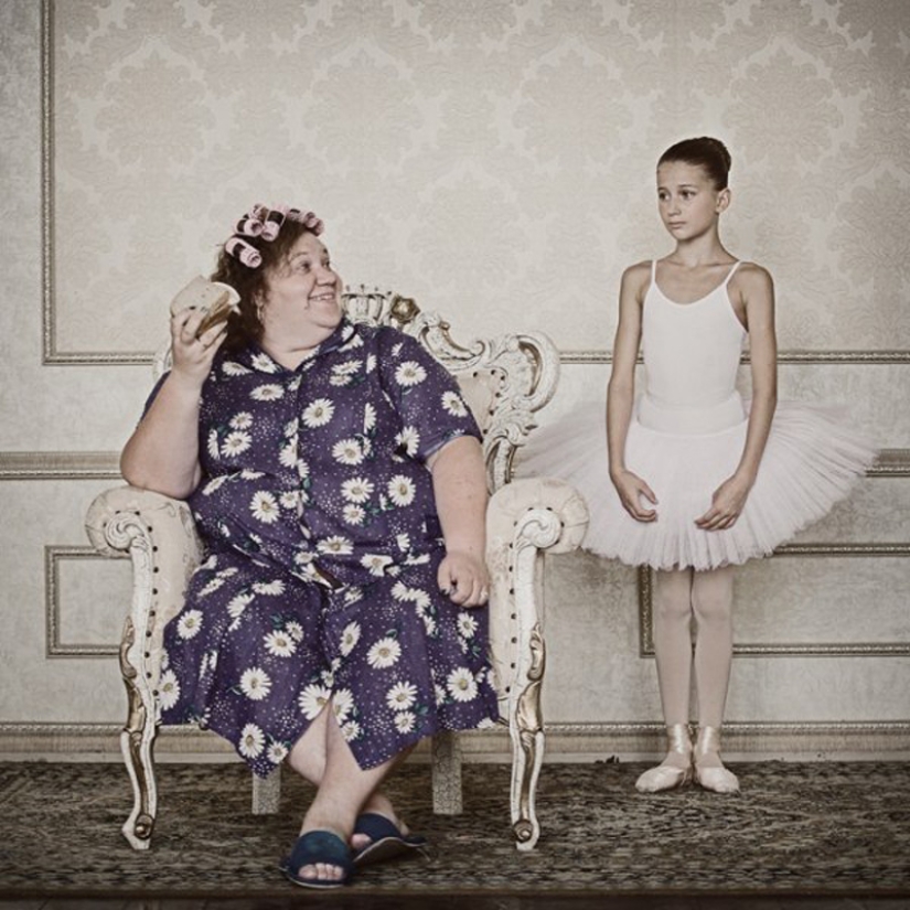 Photo project "The reverse side of maternal love" by Anna Radchenko