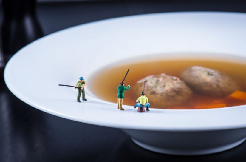 Photographer uses everyday objects to create tiny worlds