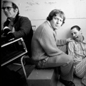 Photos from behind the scenes of the 1982 film Pink Floyd - The Wall