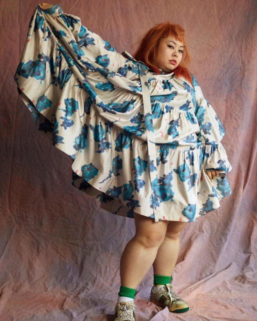 Photos of this Japanese plus-size model do not leave anyone indifferent