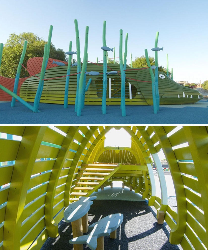 Playgrounds from a Danish company that even adults can't resist