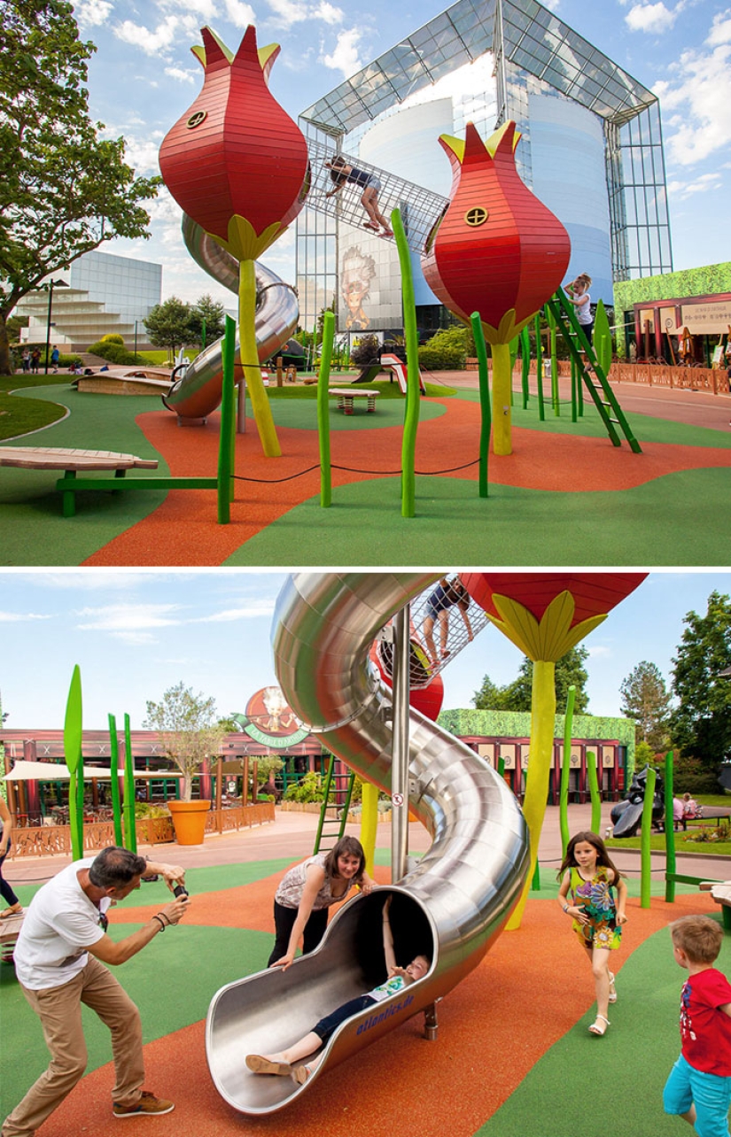 Playgrounds from a Danish company that even adults can't resist