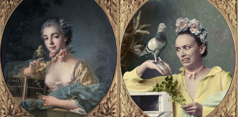 Popular bloggers recreate masterpieces of French art on Instagram