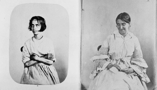 Portraits of "problem girls— - inhabitants of Bedlam Portraits of "problem girls— - inhabitants of Bedlam